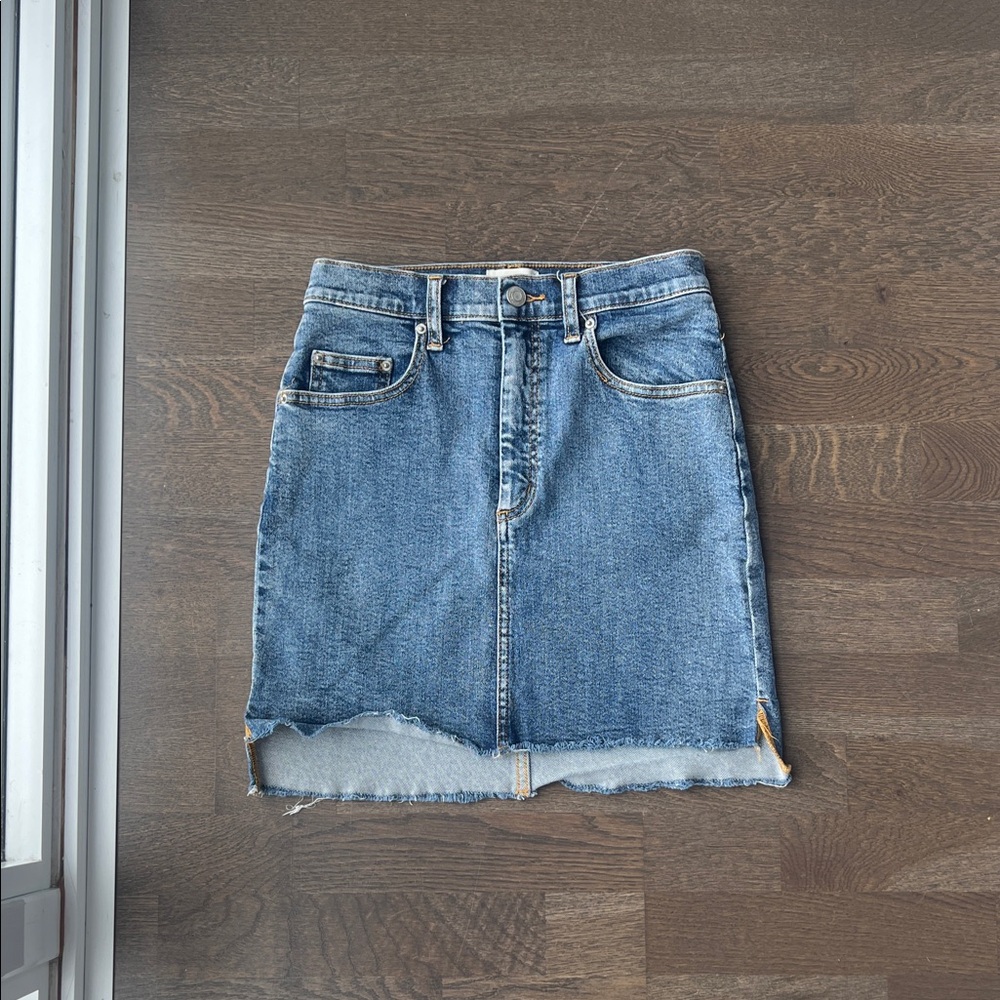 Wilfred Blue Denim Pencil Skirt